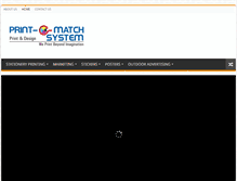 Tablet Screenshot of printomatchsystem.com
